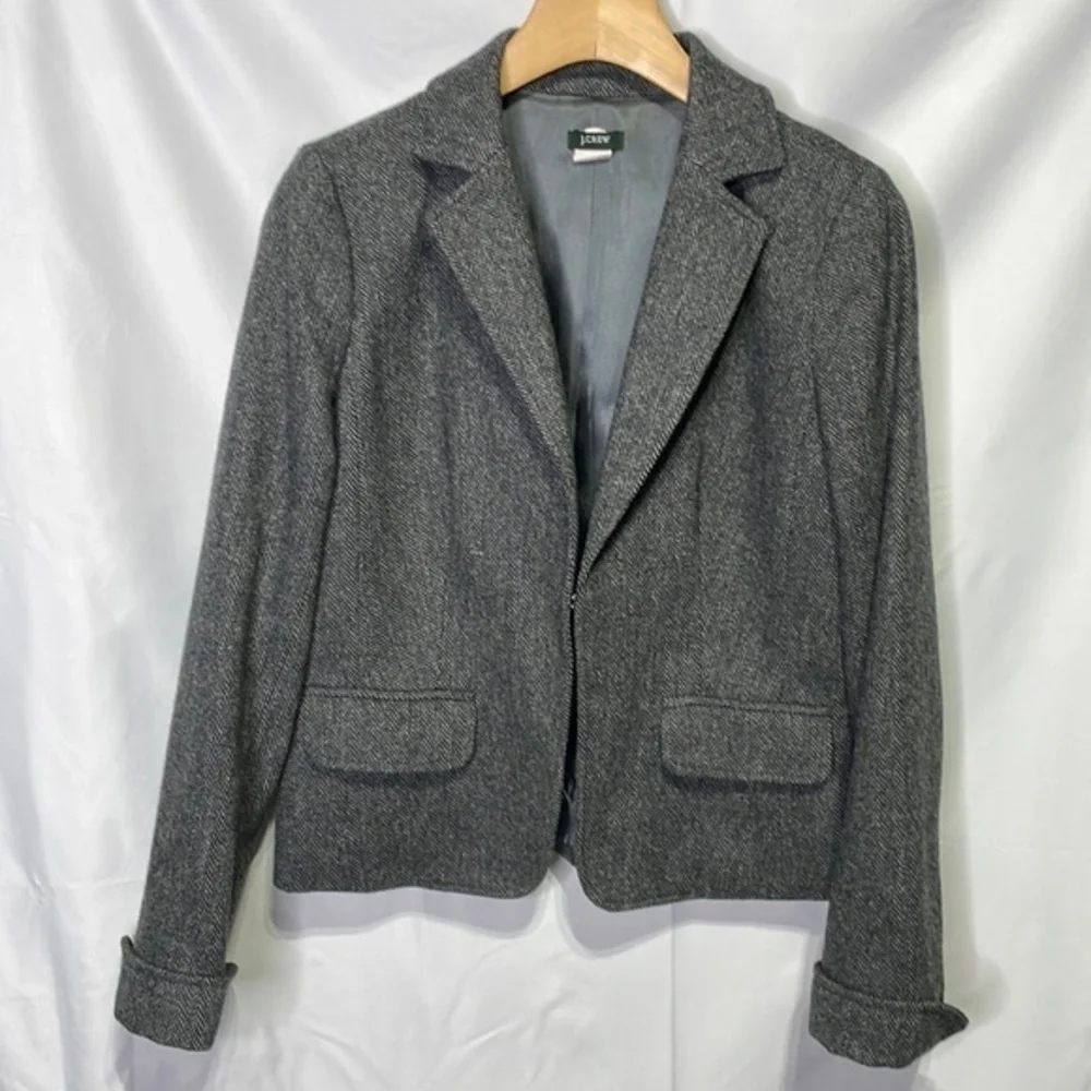 J.Crew 100% wool tweed jacket